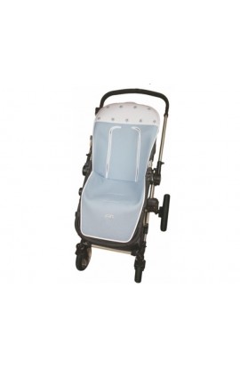 Cohete carrito bebe 75 x 35 cm - Colchoneta silla paseo universal  colchoneta trona con protección de cinturón Minky Animales acuáticos gris  claro : .es: Bebé